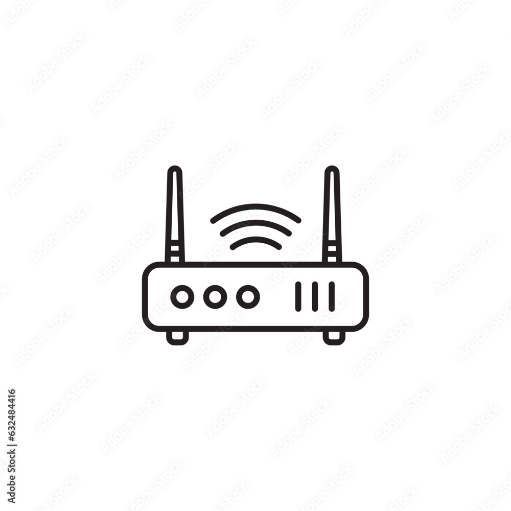 router icon wi-fi, wireless, internet for app web logo banner poster icon - SVG File router icon wi-fi, wireless, internet for app web logo banner poster icon - SVG File