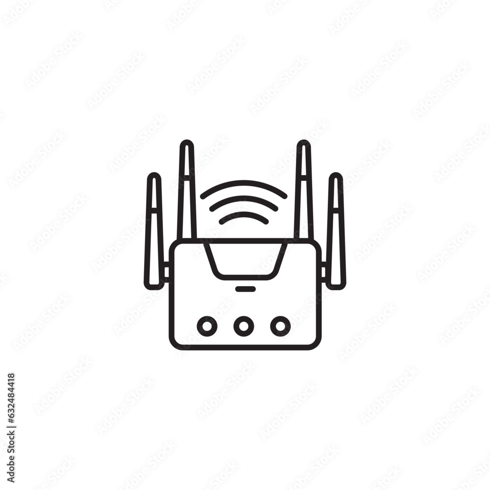 router icon wi-fi, wireless, internet for app web logo banner poster icon - SVG File router icon wi-fi, wireless, internet for app web logo banner poster icon - SVG File