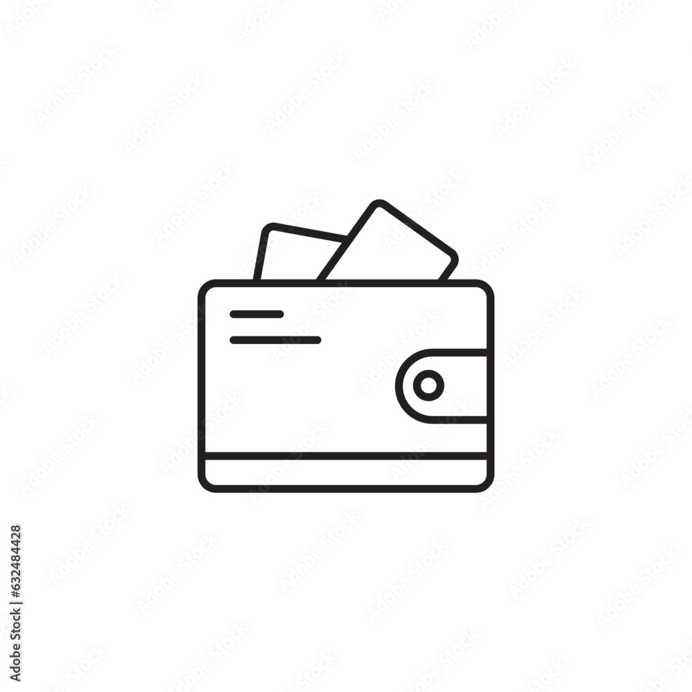 Wallet icon electronic wallet, money, cash, card for app web logo banner poster icon - SVG File Wallet icon electronic wallet, money, cash, card for app web logo banner poster icon - SVG File