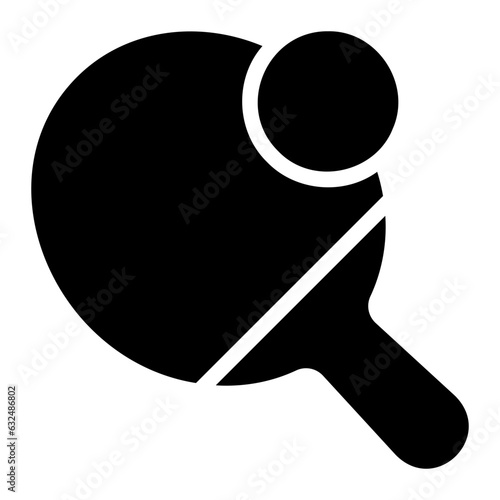 pingpong glyph icon