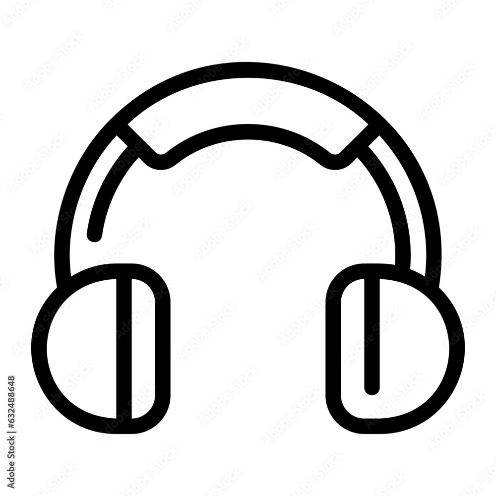 headphones line icon headphones line icon