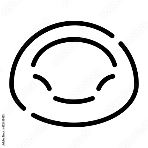 beanbag line icon