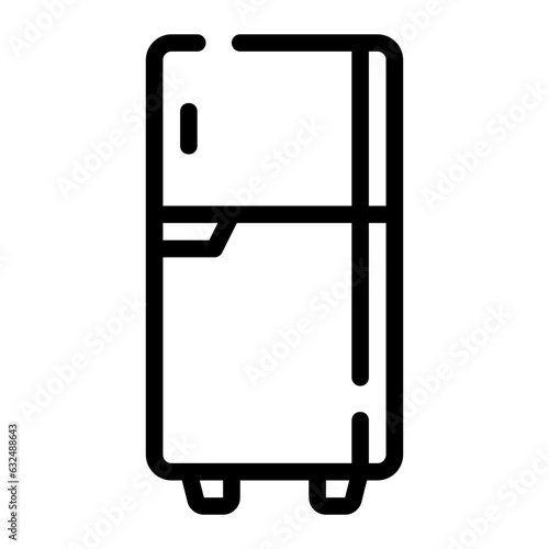 fridge line icon