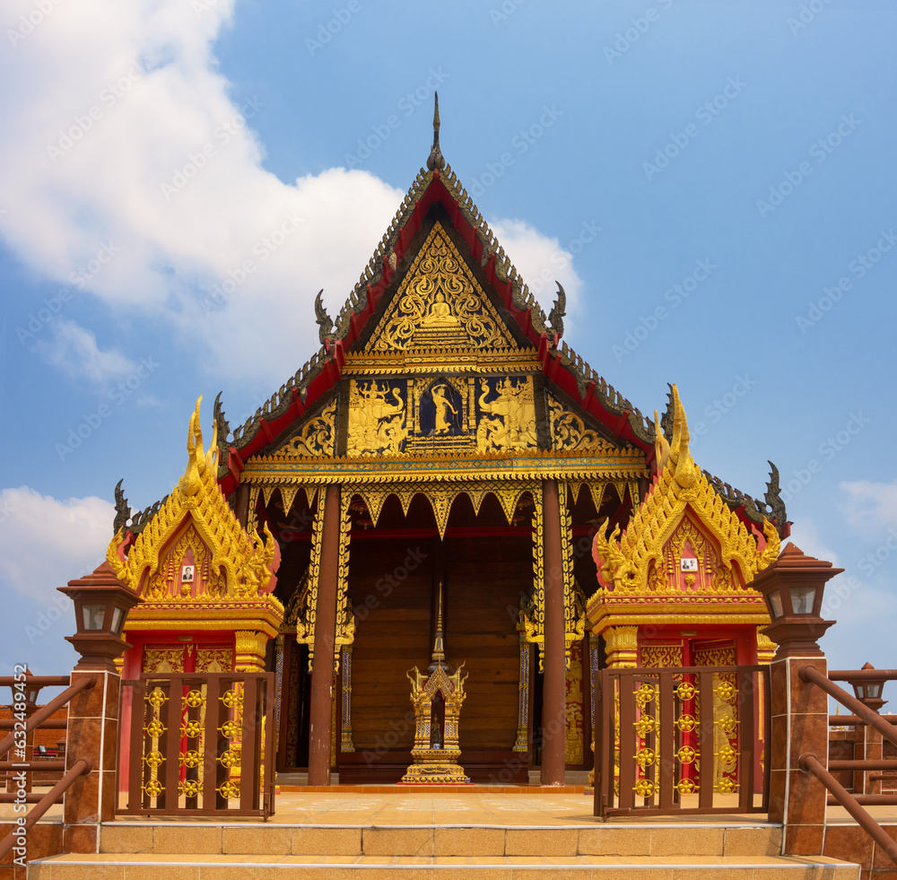 Entrance in a Buddhist temple Wat Iam Pracha Mit, Samut Prakan, Thailand Entrance in a Buddhist temple Wat Iam Pracha Mit, Samut Prakan, Thailand