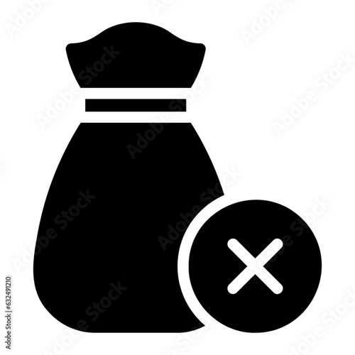 denied glyph icon