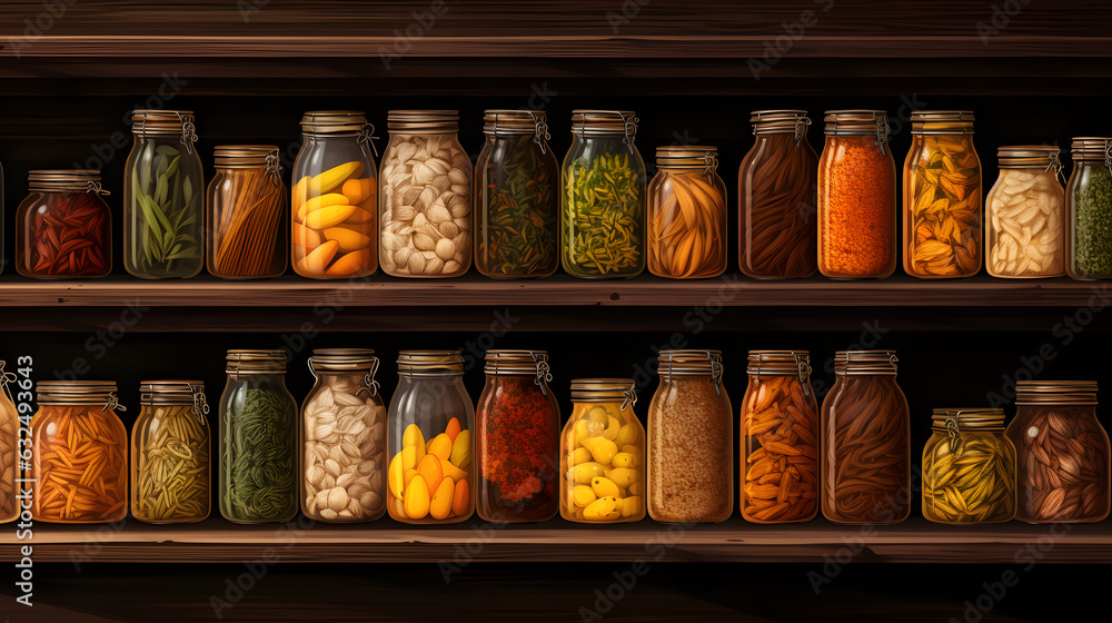 Organized Pantry Palette Jars of Spice Artistry