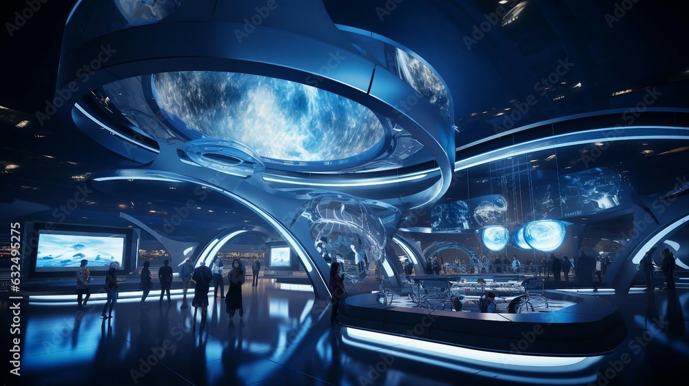 a large aquarium with a large fish tank a large aquarium with a large fish tank