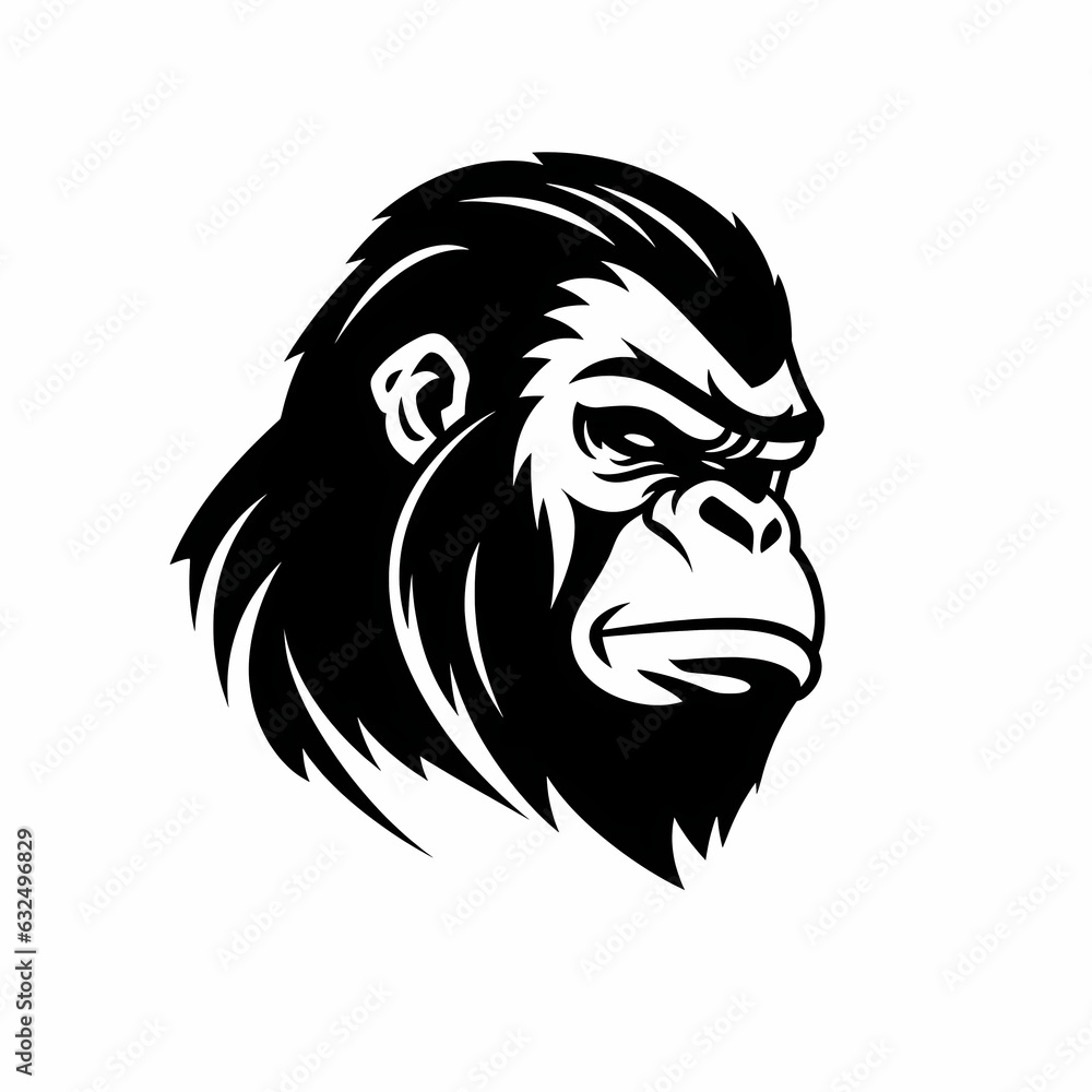Gorilla Head Design