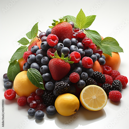 All kinds of sweet and fresh fruit