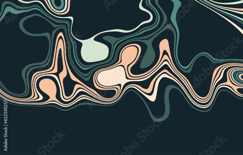 Abstract wavy background, fluid, stylized illusion.