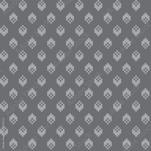 Monochrome Argyle Fair Isle Seamless Pattern Design