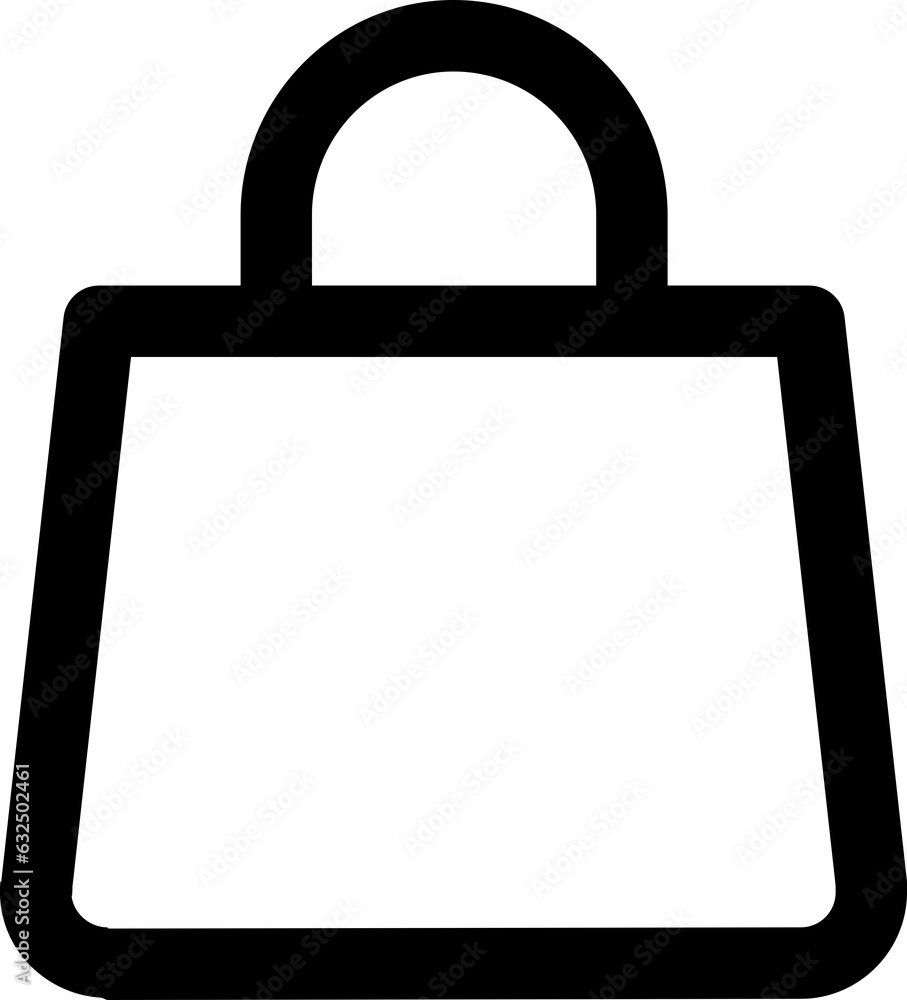 shopping bag Icon Illustration shopping bag Icon Illustration