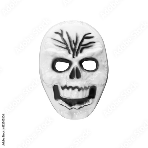 Halloween ghost mask cutout, Png file.