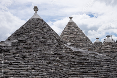 The trulli of Alberobello. The trulli are famous in the world for their characteristic beauty and uniqueness photo