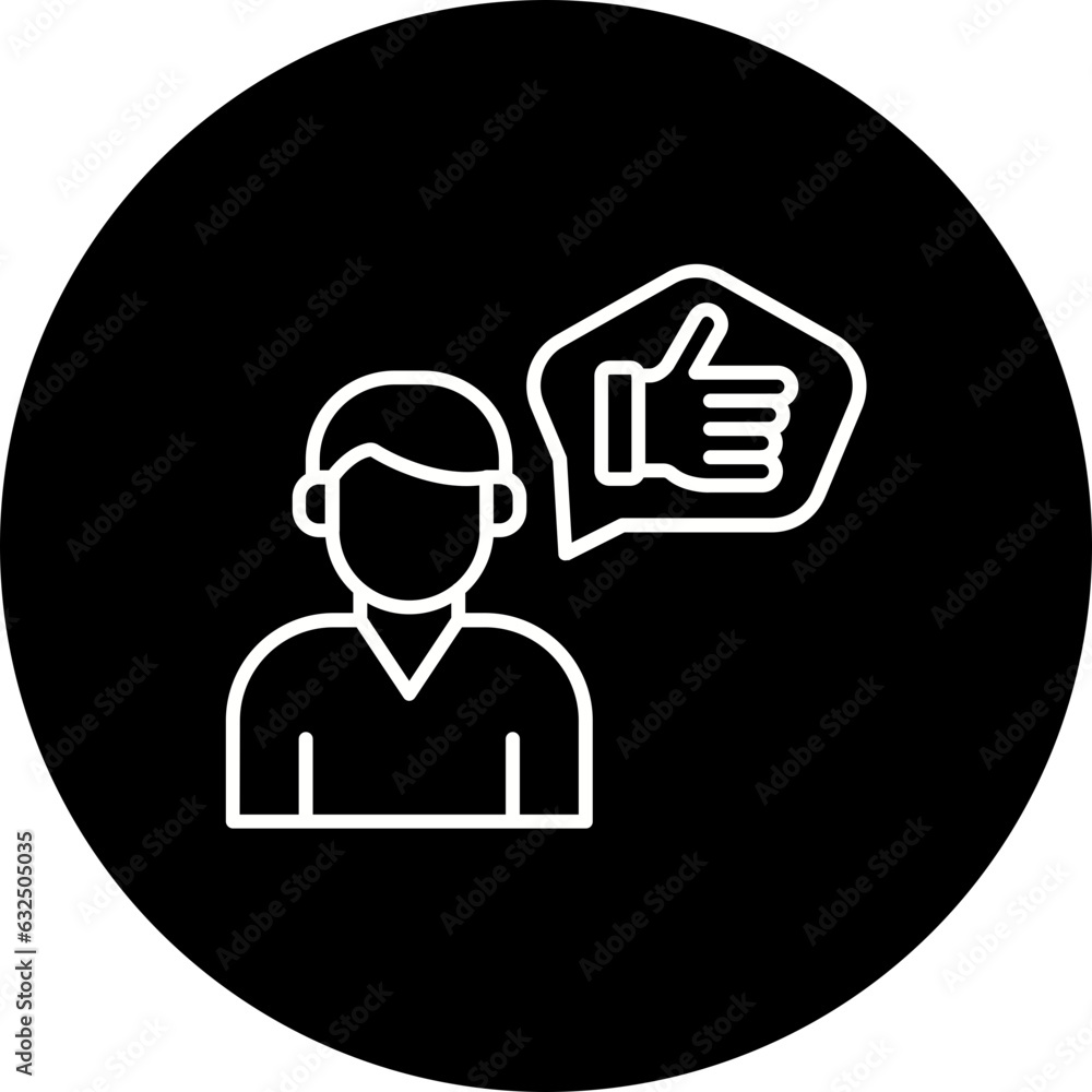 Customer satisfaction Icon Customer satisfaction Icon