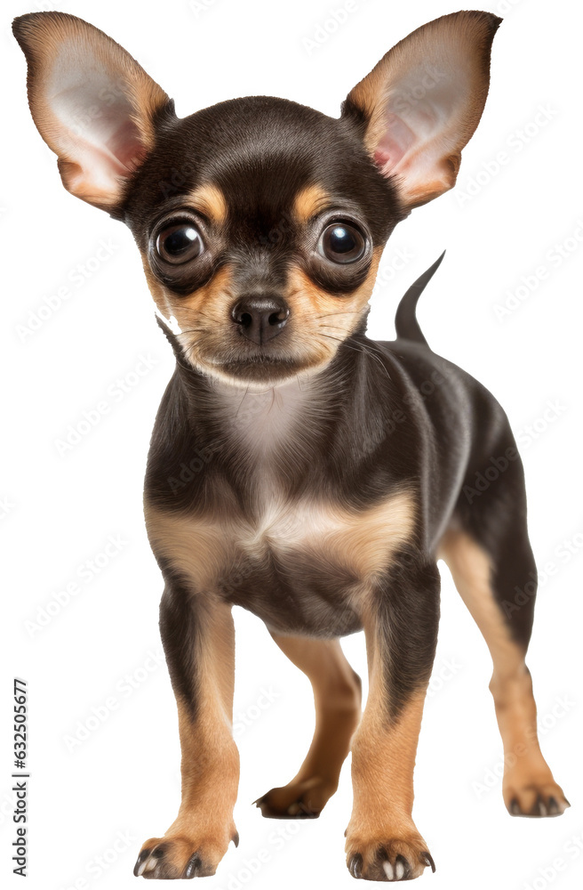 Chihuahua with transparent background. Generative AI 1