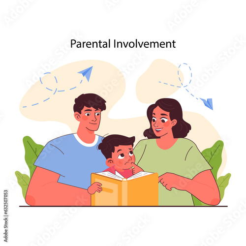 Pedagogy. Children upbringing and education with parental involvement.