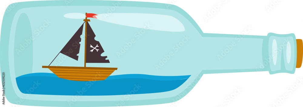 Pirate Ship In Bottle Pirate Ship In Bottle