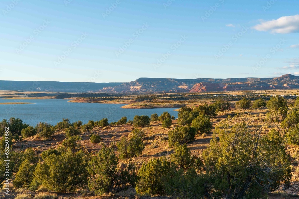 The Rugged Ghost Ranch Landscape on an Autumn Day
