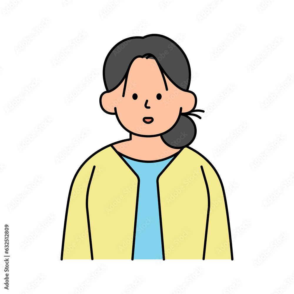 Female Avatars profile , office workers, hand-drawn icon style, character design, vector illustration. Female Avatars profile , office workers, hand-drawn icon style, character design, vector illustration.