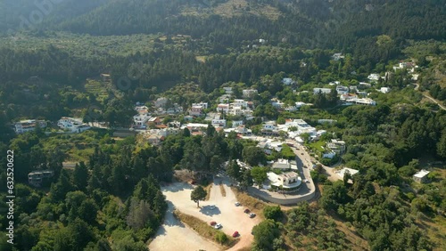 Panoramic View of Kos Town, Greece Aerial photo