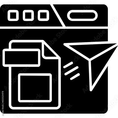 Принти на полотні Publishing Icon