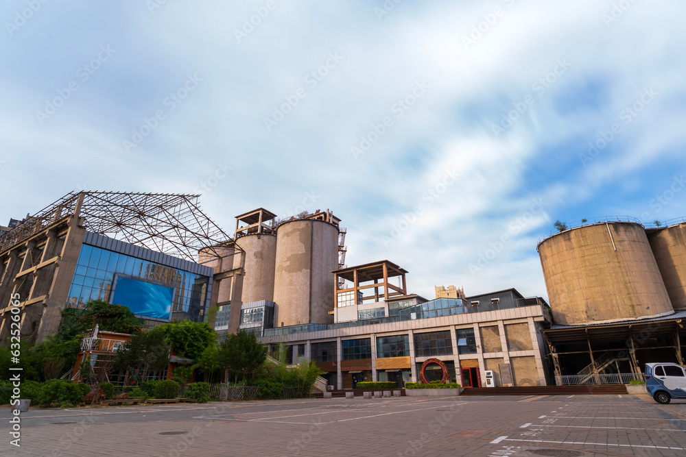 Factory buildings and industrial equipment Factory buildings and industrial equipment
