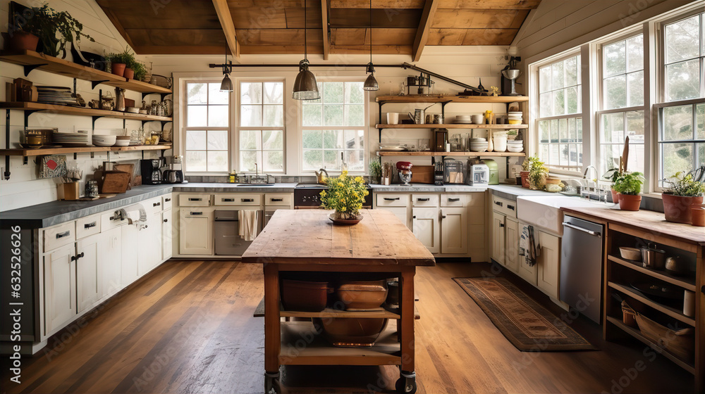 Wooden Kitchen with Elegant Marble Countertop in Daylight - AI Generated
Wooden Kitchen with Elegant Marble Countertop in Daylight - AI Generated