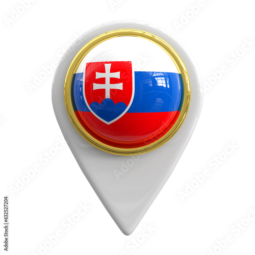 Location Slovakia Flag