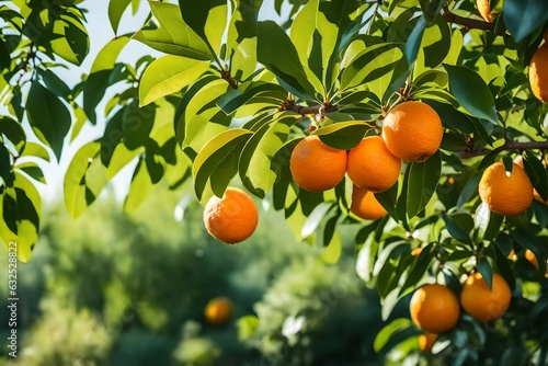 orange tree with fruits