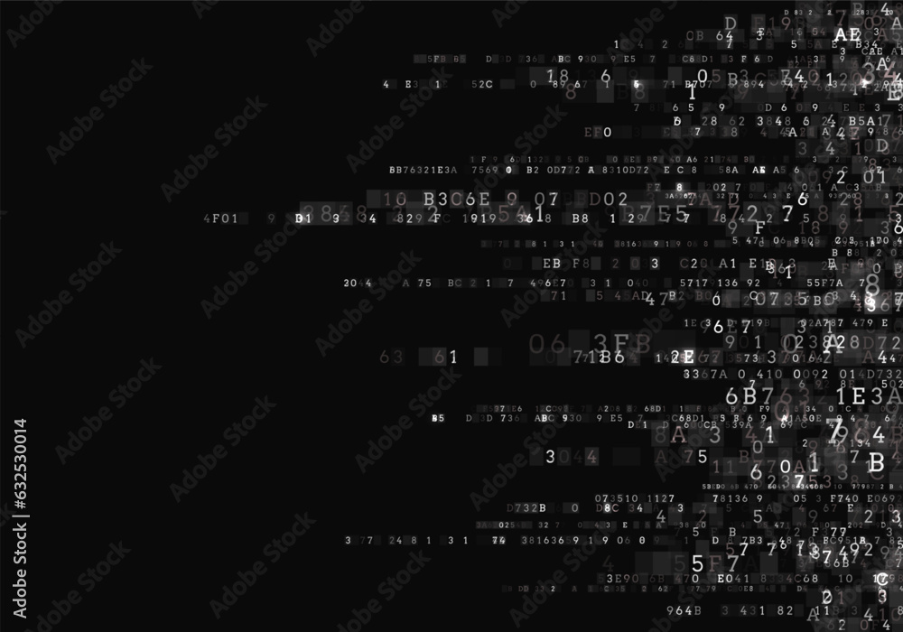 Programming computer code. Digital background constructed with different symbols. Abstract visualization of coding. Vector illustration. Programming computer code. Digital background constructed with different symbols. Abstract visualization of coding. Vector illustration.