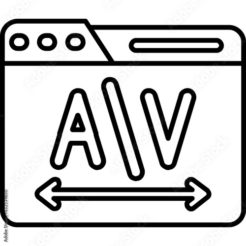 Kerning Icon