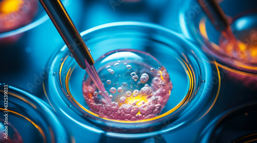 In Vitro Fertilisation (IVF) Macro Concept - Medical Science photo