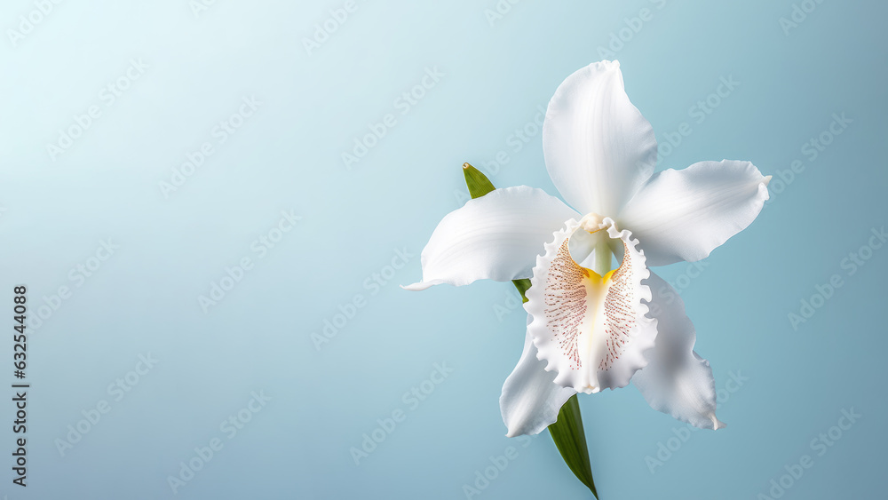 White cattleya orchid flower background, Flowers composition as background project graphic design White cattleya orchid flower background, Flowers composition as background project graphic design