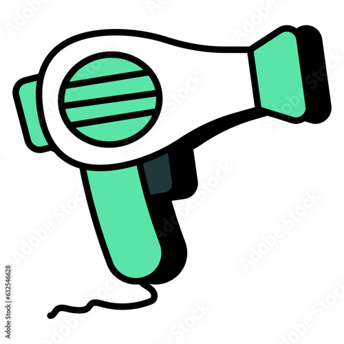 Perfect design icon of hairdryer 