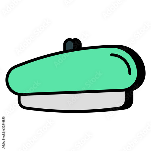 An icon design of cap, headwear accessory 