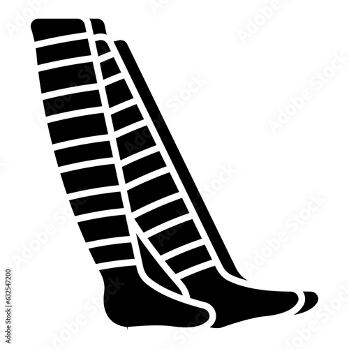 Fototapeta Naklejka Na Ścianę i Meble -  Premium download icon of stockings