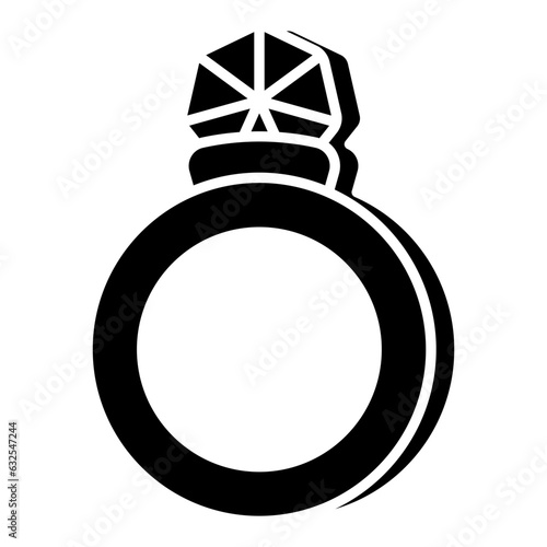 Premium download icon of diamond ring 