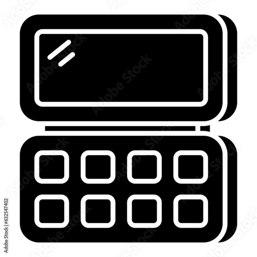 Modern design icon of eyeshadow kit 