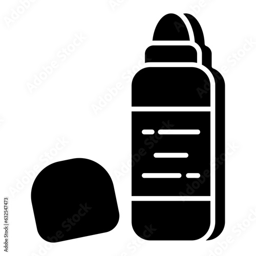 A unique design icon of body spray 