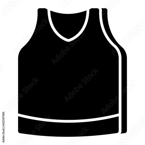 Modern design icon of tank top