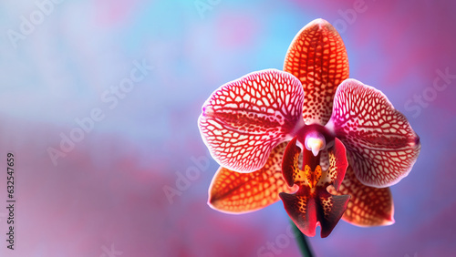 red Vanda tessellata orchid flower background  Flowers composition as background project graphic design