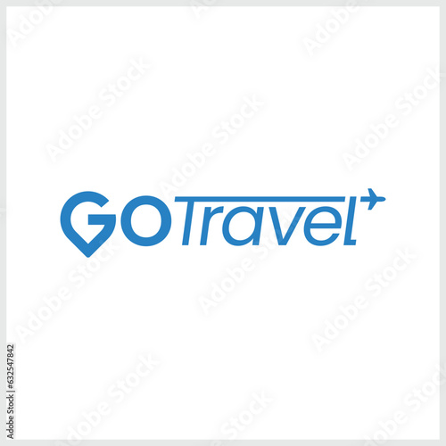 Go travel logo vector Letter G Air Travel,Travel Logo Icon, Vector Design. Summer travel logo icon vector template, Travel agency vector logo template.