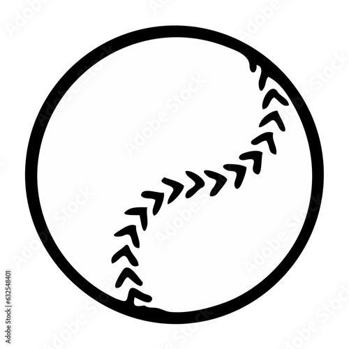 Icon ball baseball