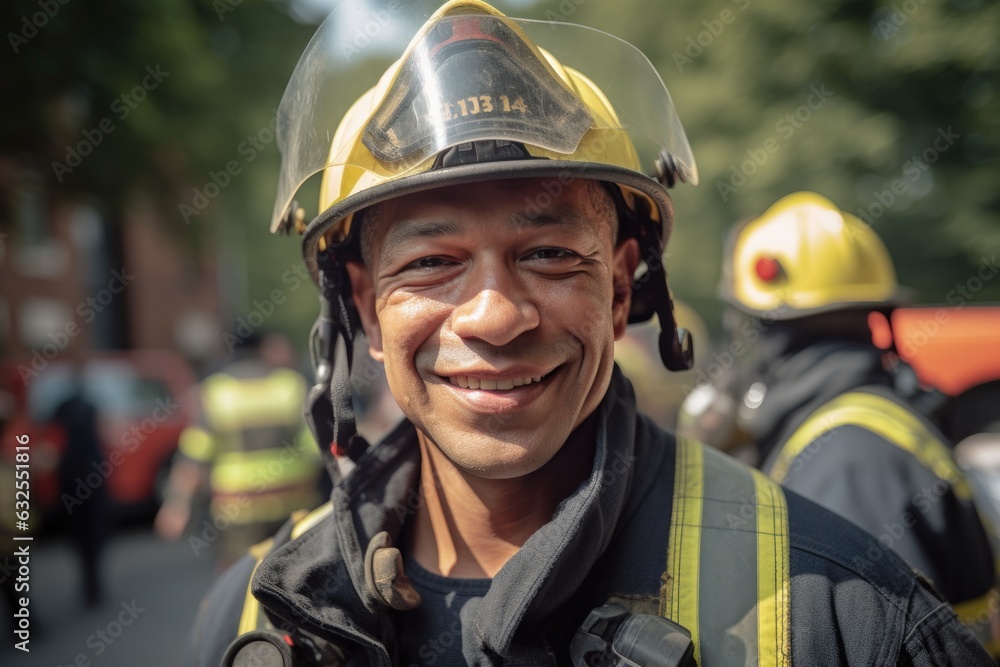 a photo of a firefighter on his day off a photo of a firefighter on his day off