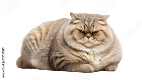 A chubby cat
