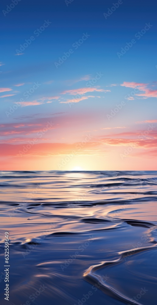 Beautiful nature landscape of sunset. created with generative AI technology. Beautiful nature landscape of sunset. created with generative AI technology.