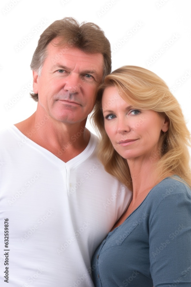 studio portrait of a couple standing out against a white background studio portrait of a couple standing out against a white background