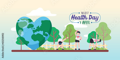 World Health day concept. Healthcare, health protection on global international event