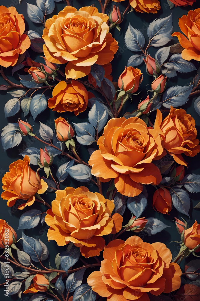 Floral  background, floral pattern